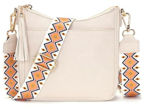 SOGYECS Kleine Handtasche Damen Umhängetasche Klein Crossbody Bag und Handytasche Zum Umhängen Bags for Women Beige