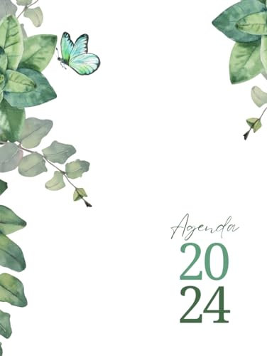Agenda 2024: ¡Comienza tu año organizado! planificador mensual, semanal y diario.: ¡Toma el control de tu tiempo e inspírate con la sabiduría de los mejores autores latinoamericanos!
