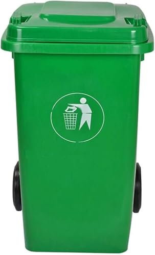 YXCUIDP Poubelle Déchets Poubelle Extérieure Épaisse Pédale avec Couvercle, Poubelle Médicale Communautaire Plastique Grande Capacité, Poubelle(100L)