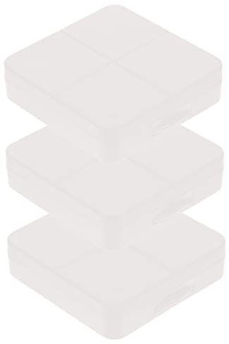 WATIIFUFU 3sets Contacts Lens Case Mirror Portable Travel Eye Contact Lenses Box Holder Container for Halloween Party
