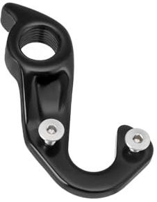YINETTECH 1Pc Bike Tail Hook CC136 Aluminum Alloy Derailleur Gear Mech Hanger Rear Derailleur Hanger Rear Wheel Mechanical Shift Hook Compatible with CUBE, Black