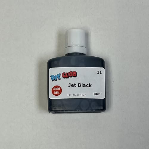 Water-Based Wood Dye, Wood Stain 500ml, 1000ml. Eco-Friendly, Non-Toxic, for DIY Interior Projects, Quick Dry, Furniture.Black, Red, Green, Blue, Pine, Oak, Brown, Mahogany, (Jet Black, 30ml Tester)