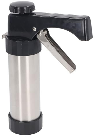TOPINCN Stainless Steel Cookie Press Maker,Jerky Maker Biscuit Cookie Press Gun Kit Cake Pastry Nozzle Cake Decorating Tools for Home DIY Biscuit Maker for Churros, Cakes, and Pastries,