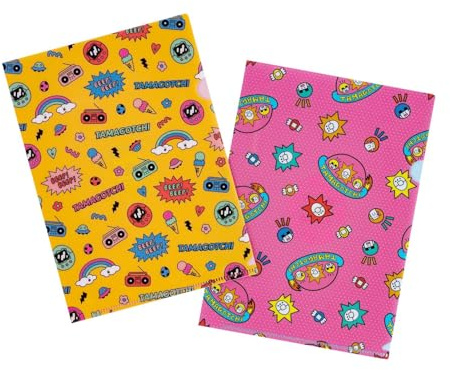 Hobonichi Techo Accessories – Tamagotchi: Hobonichi Folder Set of 2 for A5 Size (Tamagotchi)