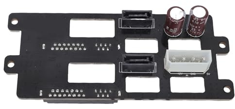 Annadue Adattatore da SFF 8482 a SATA Seriale 4 Pin 2 unità Disco Rigido SAS Alla Scheda Madre 2 Adattatori per Porte SATA Seriali