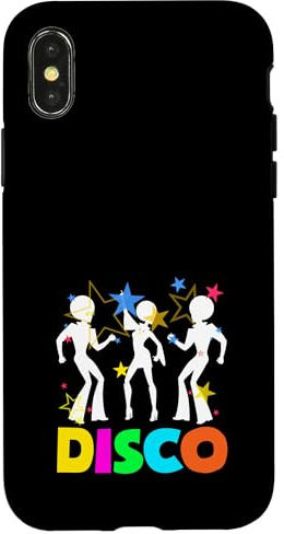 Vintage, rétro, Retour aux années 80, Boombox, Roller Skate Disco Coque pour iPhone X/XS