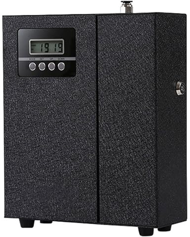 Máquina de fragancia, difusor de aceites esenciales, máquina de aroma de aire de 200 ml, atomización de aceite esencial de nivel nano, cubre 200 m², color negro