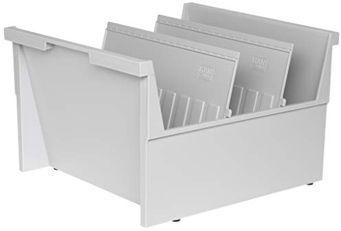 HAN Karteikasten DIN A4 quer - attraktives Design für 1000 Karten mit großem Beschriftungsfeld, 854-0-11