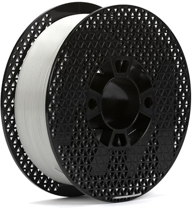 Filament PM PC ABS 1.75 mm, 1 kg Spule, 3D Drucker Filament, Passend für die Meisten FDM 3D Drucker, Selbstverlöschend, UL94 V0 Standard, Flammhemmend (Grau)