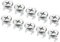 sourcing map 20Pcs Meubles Came Serrure écrou Connecteurs Raccords 13x10mm pour Cabinet Tiroir Penderie Panneau Connexion