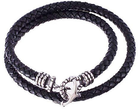 Ibralet Lederarmband Für Herren, Herren Mode Schmuck Charm Armband Leder Anker Männlichen Leder Armreif Armband Glänzend Zubehör Festival Paar Präsentiert Freundschaft