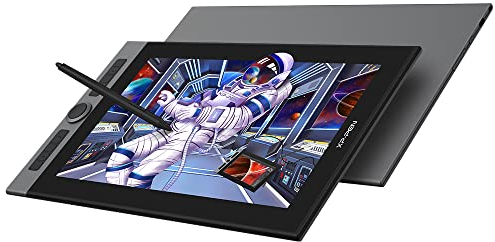 XPPen Artist Pro 16 Tablette Graphique avec Ecran Entier Laminé en 15.6 Pouces Stylet X3 Elite Plus à 8192 Niveaux avec Smart Puce et Gomme Numérique - Compatible avec Windows Mac Chrome et Linux