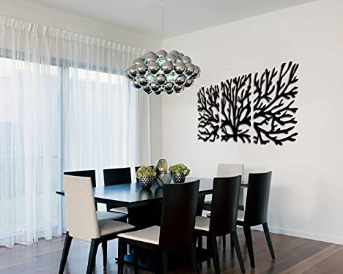 Wandbaumschmuck Holz Wanddeko Baum Wanddekoration groß Deko mehr Farben Family Wall Art Geometrische Ornamente Minimalistische Wandkunst Hängende Dekoration Wall Tree Decoration Large (Natural)