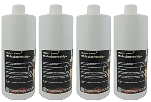 Mastercleaner Milchschaumreiniger Milchsystemreiniger für Kaffeevollautomaten 4x1L