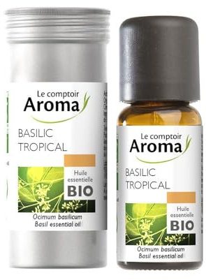 Le Comptoir Aroma Ätherisches Öl Tropisches Basilikum (Ocimum Basilicum) Bio 10 ml