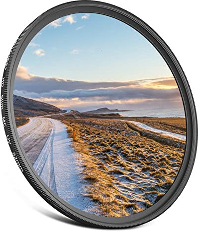 ARTCISE Filtro UV de 77mm, 16 Capas Multicapa, Vidrio óptico HD, Marco de aleación de Aluminio ultradelgado, Filtro de Lente de protección Ultravioleta Impermeable para cámara Canon Nikon Sony DSLR