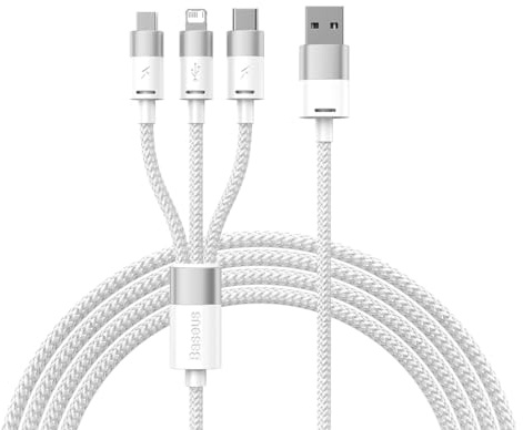Baseus CAXS000002 Cable USB para cargar blanco
