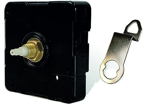 FLEXISTYLE Leises Uhrwerk ohne Ticken, ohne tickgeräusche, 4 Typen für kleine und große Zeiger, höchste Genauigkeit, Batterie im Lieferumfang enthalten (Zifferblatt bis 6,2 mm, kleine Zeiger)