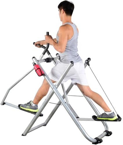 SAYEYBU Ellipsentrainer Glider, GanzköRper-Fitnesstraining, Low-Impact-Crosstrainer, TräGt 250 Lbs, Mit Low-Impact-Design, FüR Das Fitnessstudio Zu Hause,A
