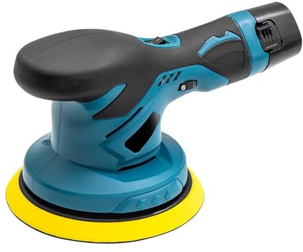 CKKNILV Polisher Cordless Polisher 12V Wireless DA Car Polishing Machine Brushless Dual Action Buffer for Car Boat Polishing Waxing