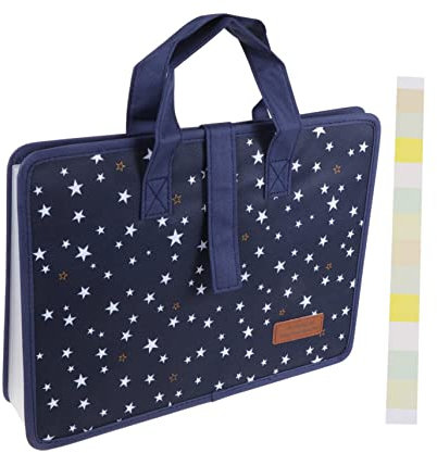 OFFSCH 13-lagiger Dokumenten-organizer Aus Oxford-stoff A4-ordnerbox Mit Taschen Für Geschäftsreisen
