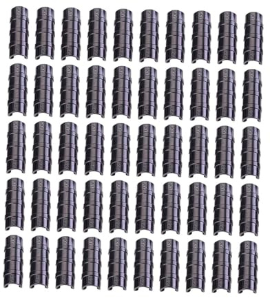 Harilla Ensemble de 50 Attaches pour Jardin, Tubes, Clips pour Serre et extérieur, Diamètre 20