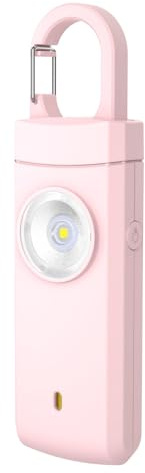 LockRing V1 – L’Alarme Qui hurle pour Vous défendre Alarme personnelle 130 DB avec lumière stroboscopique LED, Rechargeable USB-C, compacte et Portable pour Femmes et Hommes