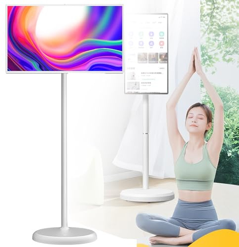 Téléviseur Portable, Tablette Tactile, Diffusion Sans Fil, Autonomie De 8 Heures, Grand écran Ips Fhd,Idéal Pour Diverses Applications De Diffusion En Direct Et Réunions D'entreprise 32inch-8G+128G