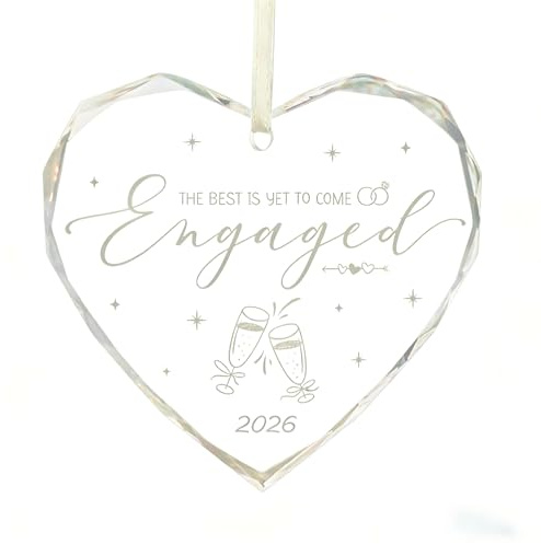 Valicaer 2026 Engagement Gifts for Couples Christmas Engagement Decorations Gifts for Couple for MR and MRS gift First Christmas Together Gift for Fiance Bride to Be