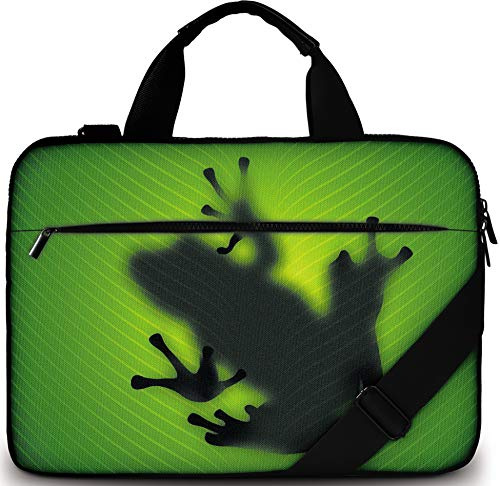 Sidorenko Laptoptasche 15-15.6 Zoll / 17-17,3 Zoll - Notebook-Tasche mit Außentasche für Zubehör - Laptop Hülle für Damen, Herren und Kinder