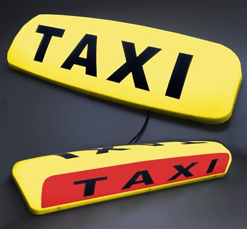 24 Yellow / Amber LED Illuminated LED Taxi Cab Roof Sign Top Light