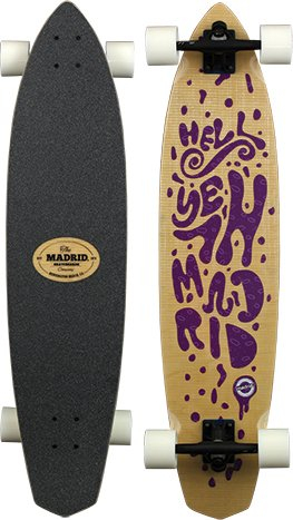 MADRID SKATEBOARDS DUDE LAVA FLEX 38.75 Longboard