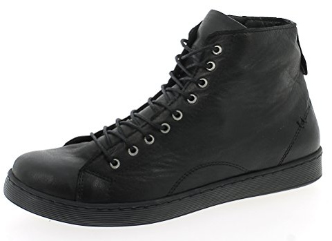 Andrea Conti Damen High Top Sneaker, schwarz, 40 EU