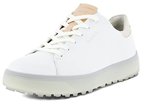 ECCO Damen Golf Tray Golfschuh, HellweiÃŸ, 41 EU