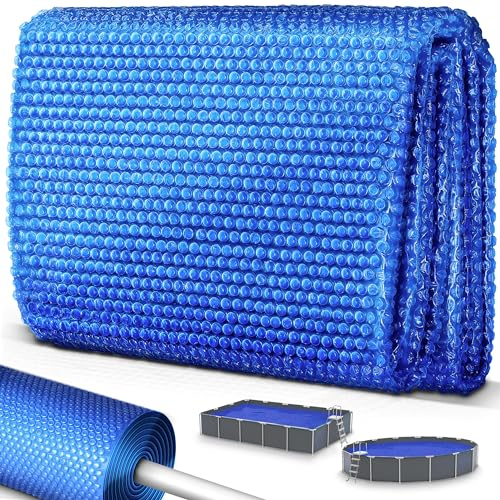 tillvex Cobertor Solar para Piscinas Rectangular 800x500 cm | Espesor de la lámina Solar 120 µm | La Cubierta Solar se Puede Cortar a Medida | Calefacción de la Piscina para el Calentamiento del Agua