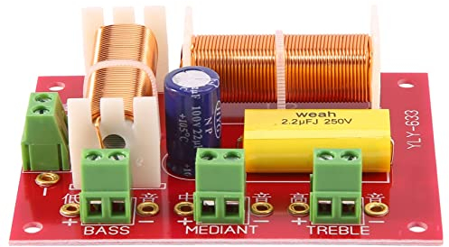 2 Stück 200 W 3-Wege Audio Crossover + Midrange + Crossover Speakers Filter Brequence Splitter