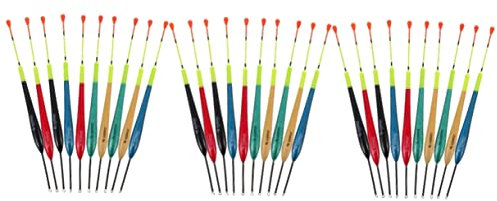 Garneck 30pcs Fishing Bobber Fishing Bobbers Float Slip Gears Tackle Accessories