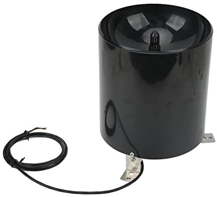LOCADENCE Sensor de lluvia, herramienta de monitoreo de medición de pluviómetro de cubo basculante 485 pulsos para estaciones meteorológicas, estaciones hidrológicas, agricultura