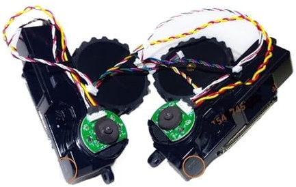 WOFMCKXU Conjunto de Motor de Rueda de aspiradora, Compatible con Cecotec Conga 3090 3091 3092 S3090, Accesorios de Repuesto for aspiradora robótica(L and R Wheel)