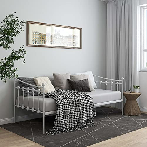 Xichuzi Schlafsofa 2-Sitzer mit 2 Kissen, Wohnungen, Couch für Wohnzimmer, Loungesofa, Sofas & Couches, Relaxsofa, Braun Stoff