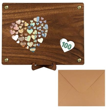 Hochzeitsgrußkarte, Hochzeitskarte | Geldhalter aus mit Herzmuster,Dekorative Hochzeits-Glückwunschkarte, 20 x 15 cm/7,87 x 5,91 Zoll, Geldhalter-Grußkarte für Hochzeit, Abschlussfeier und andere