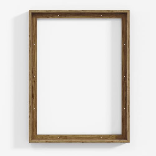Venusmiles Canvas Frame 18x24 Frame for Canvas Painting Floating for 1 Deep, Floater for Canvas Artist Panel Oil Painting Wall Art Décor, Vertical or Horizontal Picture Wall Decor, Natural
