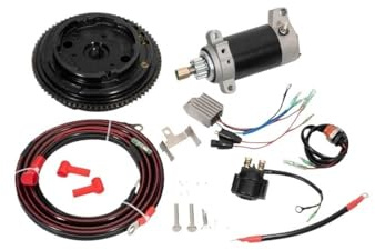 JKGVNCT Marineteile Universal-Starter-Kit, kompatibel mit F20 F20CEL CMHL PARSUN 4T 20 PS 362 CC Außenborder Marine Starter Motor Schwungradschalter Ladespule