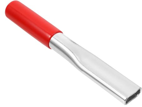 KOMBIUDA Rollstuhl Verstellgriff aus Metall und Kunststoff mit Roter Kappe 17cm Bremshebel Verlängerung für Rollstühle zur Einfachen Installation und Höhenanpassung