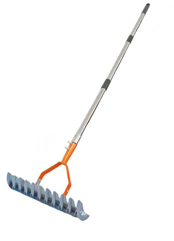 Professionale Staccabile Paesaggio Rastrelli Alluminio Strumento Fit Per Foglie Cadute Pulizia Efficiente Rimozione Debris Manico Ergonomico Strumento Giardino