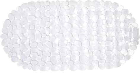 GRIRIW Tappetino da Bagno Antiscivolo Trasparente in Pvc Spesso Cuscino Piedi, Fondo Aderente per Vasca e Doccia, Tappetino per Pavimenti Domestici Sicuro e Confortevole