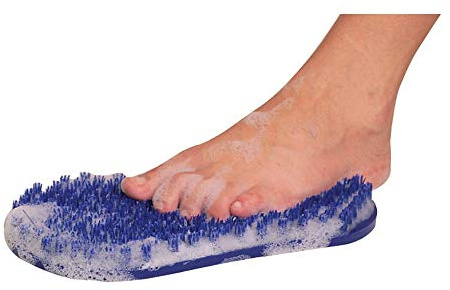 HOMECRAFT Soapy Soles Foot Shower Cleaner, Cleanser , Scrubber. Washing Aid for Elderly, Disabled and Handicapped Individuals
