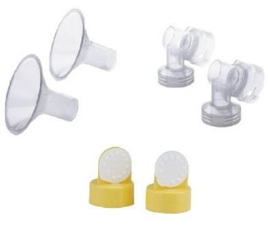 Medela Breast Shields, Connectors, Valves and Membranes (30mm Shields) by Medela