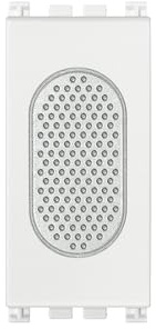 Vimar 19370.B Arké Suoneria campanello, 12V 50-60Hz 1 modulo DIN, bianco