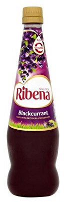 Ribena Blackcurrant Squash 850ml (Pack of 4)